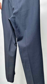 Margiela Center-pleated Raw-cut-waist Pants