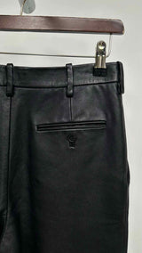 Saint Laurent Pleated Leather Pants