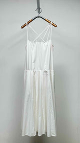 Khaite N/S Bottom-pleated Multi-slit Dress