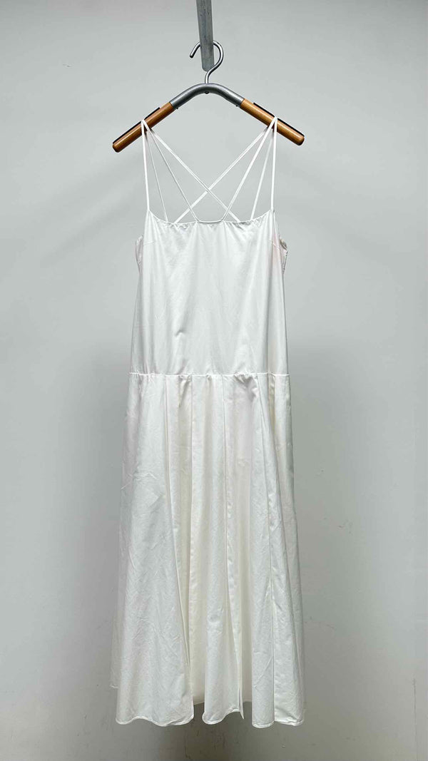 Khaite N/S Bottom-pleated Multi-slit Dress
