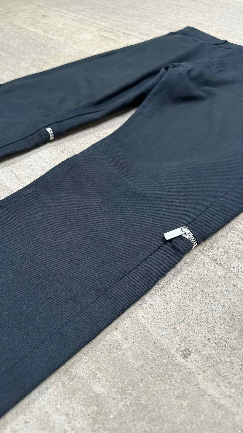 Raf Simons Back Knee Check Zip Jeans