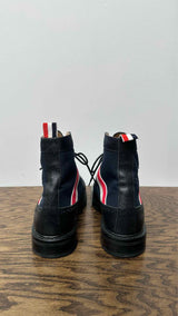 Thom Browne Canvas Hybrid Wingtip Boots