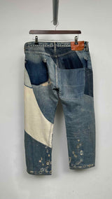 Kapital Kountry Patchwork Damage Jeans