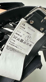 Noir Kei Ninomiya Multi Buckled Synthetic Faux Leather Harness Vest