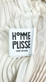 Homme Plisse Pleated Cropped Easy Pants