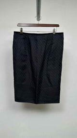 Valentino Polka-Dot Sheer Silk Skirt