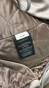 Dries Van Noten Vanilla Brushstroke Print Hooded Balloon Jacket