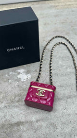 Chanel Logo box Long Necklace