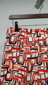 PRADA Geometric-print Wrap Skirt