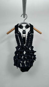 Noir Kei Ninomiya Braided Ribbon Harness Vest