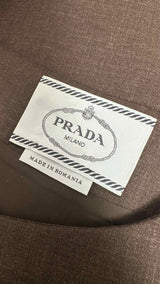 PRADA N/S Oversized Wool Mini Dress