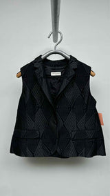 Dries Van Noten Jacquard Back-pleated Vest