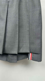 Thom Browne Dropped-back Pleated Skirt