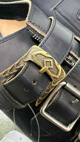 Gucci Quebec Buckle Monk Strap Shoes
