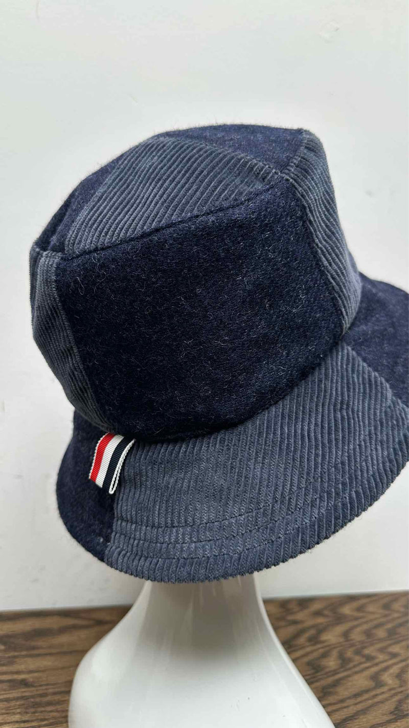 Thom Browne Felt Corduroy Patchwork Bucket Hat