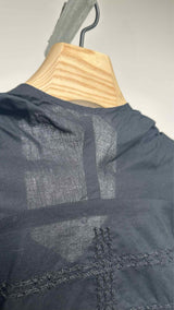 Rick Owens N/S Front-embroidered Drape Top