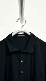 Yohji Yamamoto Pour Homme Bottom-wrapped Paneled Wool Coat