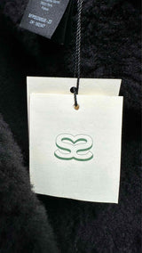 Sandro Shearling Short Coat