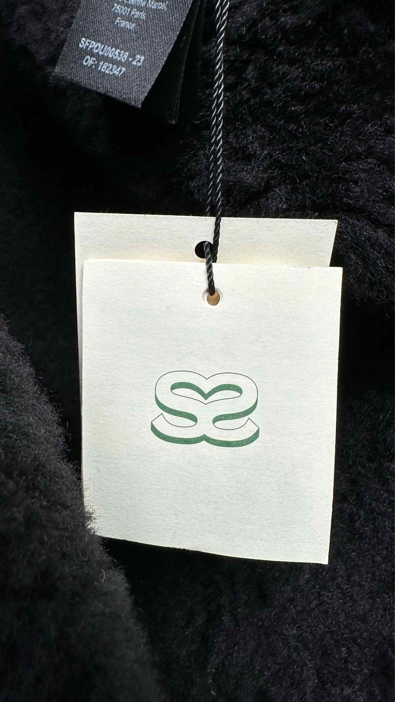 Sandro Shearling Short Coat