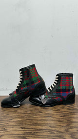Gucci Tartan Queercore Boots