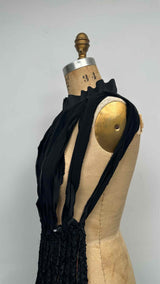 Phoebe English N/S Hand-braided Holter-neck Dress