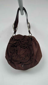 Yves Saint Laurent rive gauche Suede Rose Bag