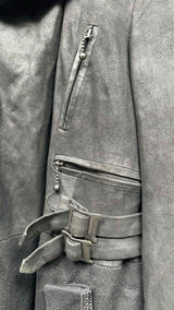 Number (N)ine Detailed Suede Hybrid Coat