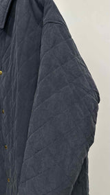 A.Presse Silk Taffeta Quilted Coat