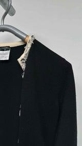 Chanel Frill-trim Cashmere Cardigan