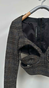 Y/ Project Plaid Detailed Wool Set-up