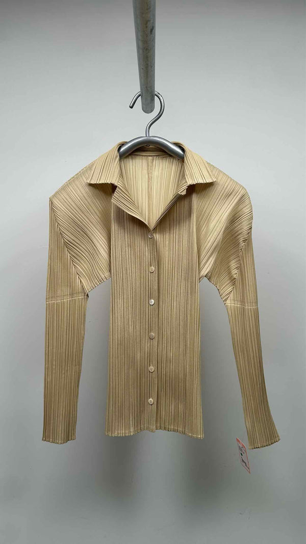 Pleats Please Pleated Shirt Jacket