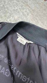 Comme Des Garçons Back Printed Satin Light Coat