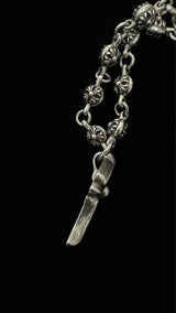 Chrome Hearts Cross Ball-chain Necklace