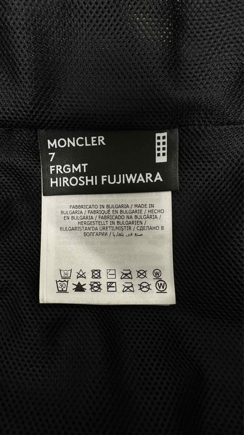 Moncler Genius X Fragment Back-logo Wool Fleece Jacket