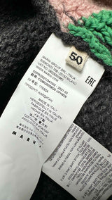 Marni Patchwork Heavy-knit Cardigan