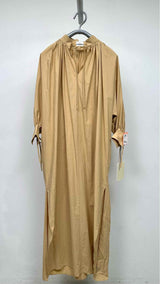 Deveaux L/S Neck-gather Long Dress