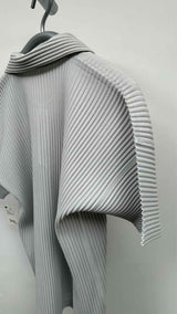 Homme Plisse S/S Pleated Polo Shirt