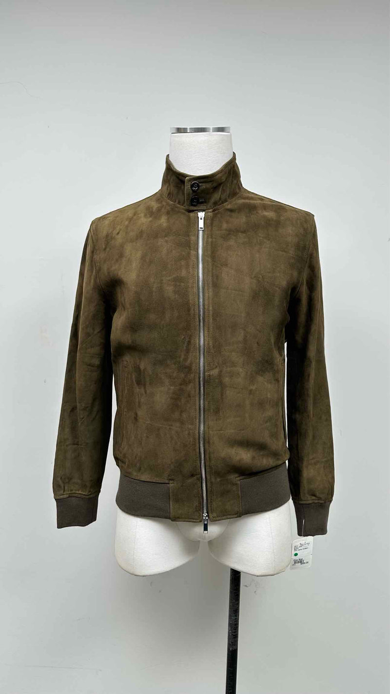 Boglioli Suede Bomber Jacket