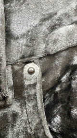 Martin Rose Crashed Velvet Track Pants