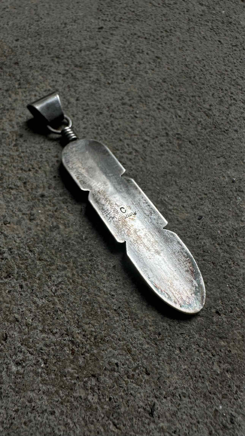 Vintage Feather Pendant