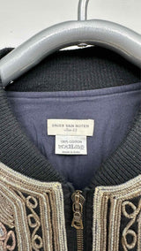 Dries Van Noten Rope Embroidered Bomber Jacket
