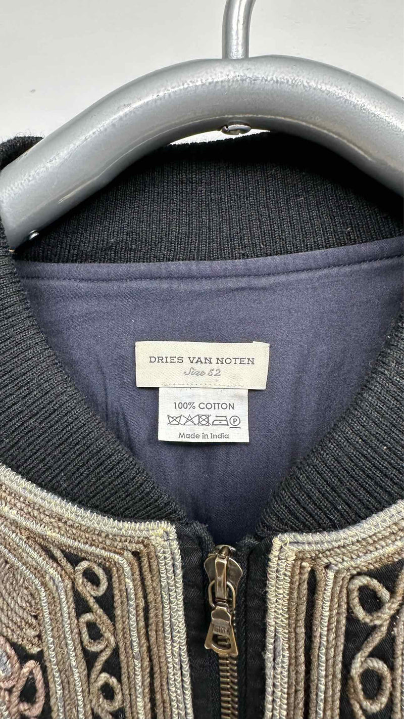 Dries Van Noten Rope Embroidered Bomber Jacket
