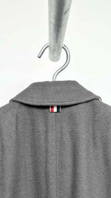 Thom Browne Striped Towel Chesterfield Coat