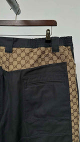 Gucci Monogram Loose-fit Canvas Pants