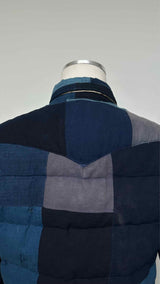 Visvim Denim-patchwork Down Shirt Jacket