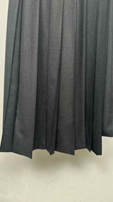Thom Browne Dropped-Back Pleated Long Skirt
