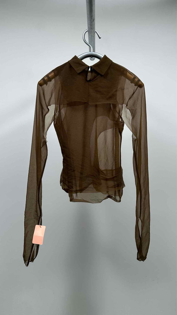 Eckhaus Latta Sheer L/S  Top