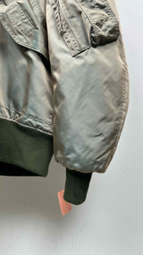 Vaquera Fur Hooded Quilted Lining Oversized MA1 Puffer Jacket