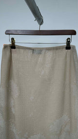 Tory Burch Embellished Jersey Mesh Skirt