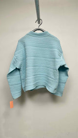 Pleats Please L/S Mock-neck Pleated Top